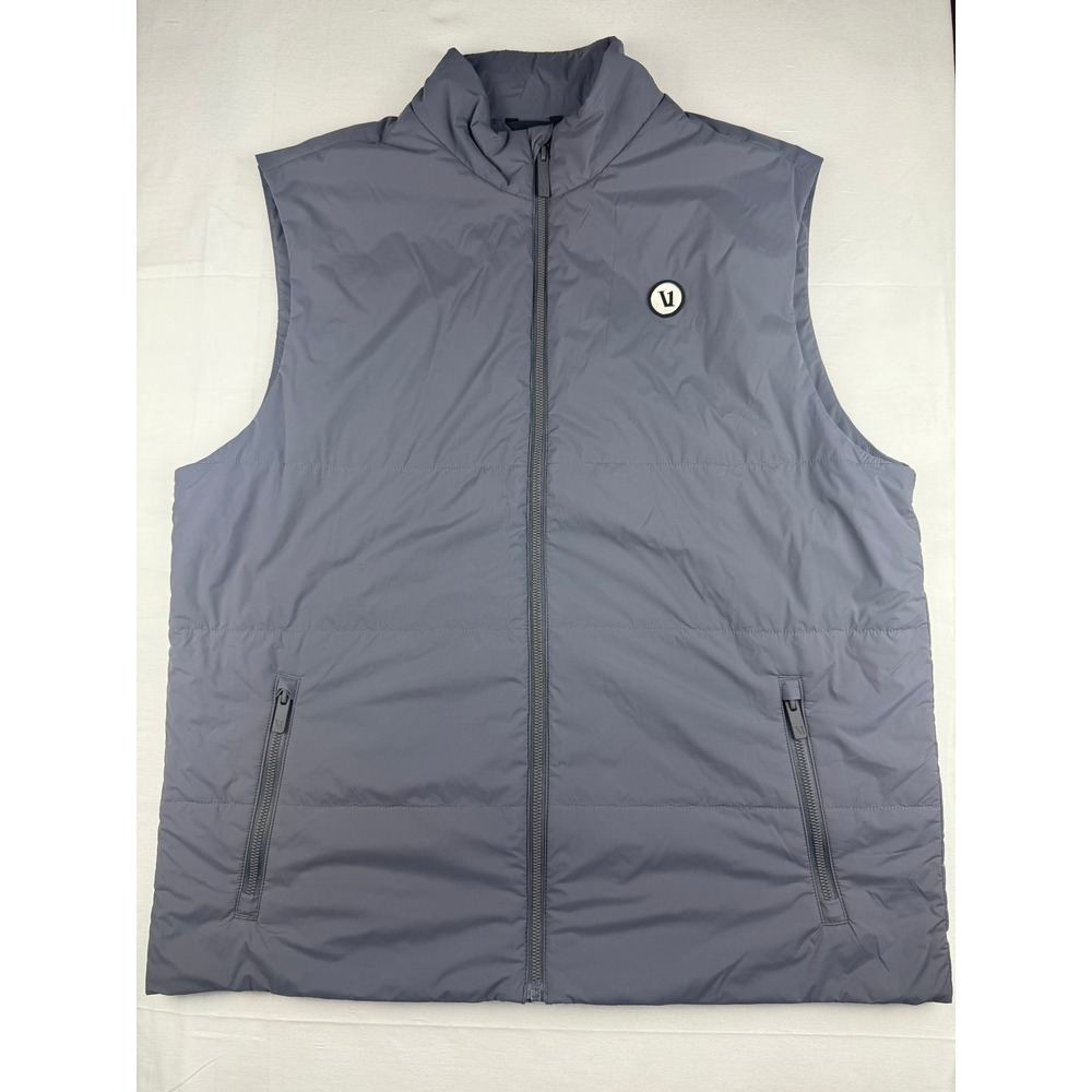 Vuori Echo Insulated Vest 2.0 XL Grey Primaloft Outdoors Gorpcore Jacket
